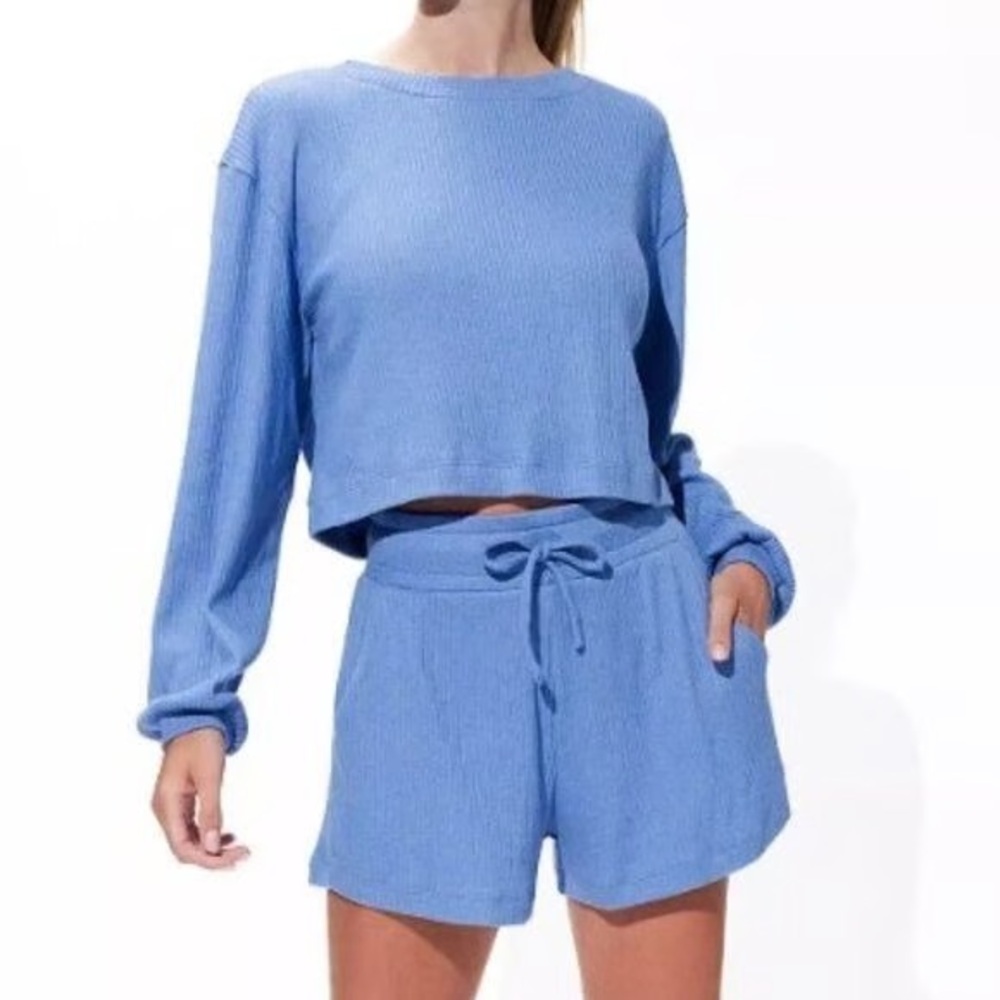 eleven by venus williams razzle dazzle pullover cornflower blue size xs